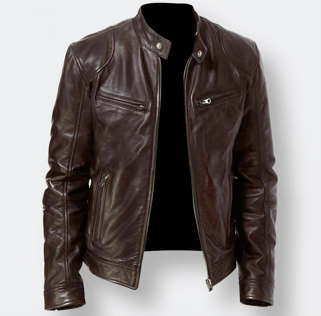 Renzo Leather Moto Jacket